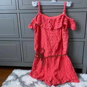 NWT off shoulder romper from Justice!